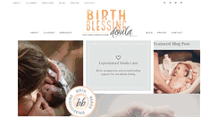 Desktop Screenshot of birthblessingdoula.com