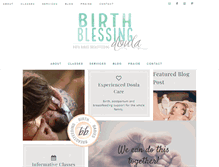 Tablet Screenshot of birthblessingdoula.com